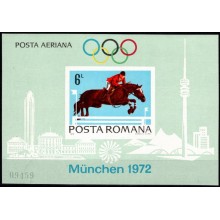 München-olympiaden. Miniark. Postfrisk.